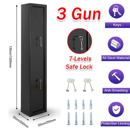 Gun cabinet safe lockable - 3,