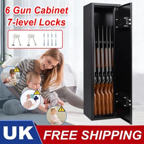 Gun cabinet lockable safe - cabinet,