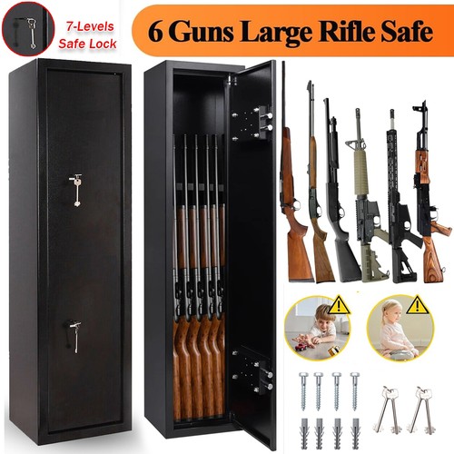 Gun cabinet lockable safe - 6,