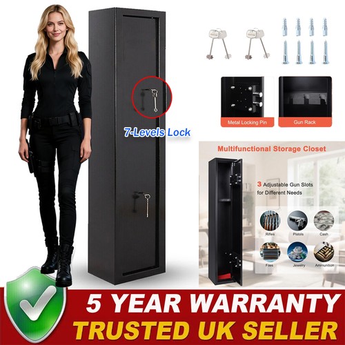 Gun cabinet lockable safe - cabinet,