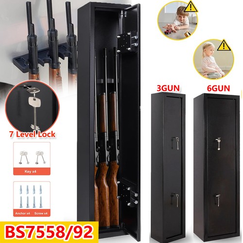 Gun cabinet grey extra - cabinet,