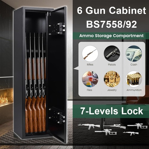Gun cabinet safe rifle - gun,