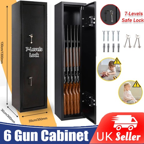 Gun cabinet safe rifle - 6,