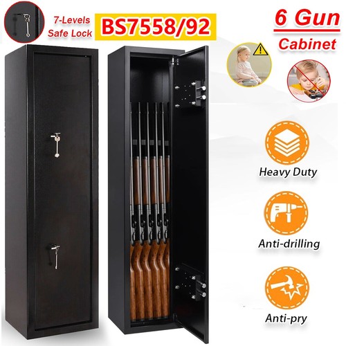 Gun cabinet lockable - 6,