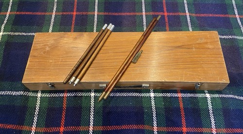 Vintage oak shotgun - oak, case
