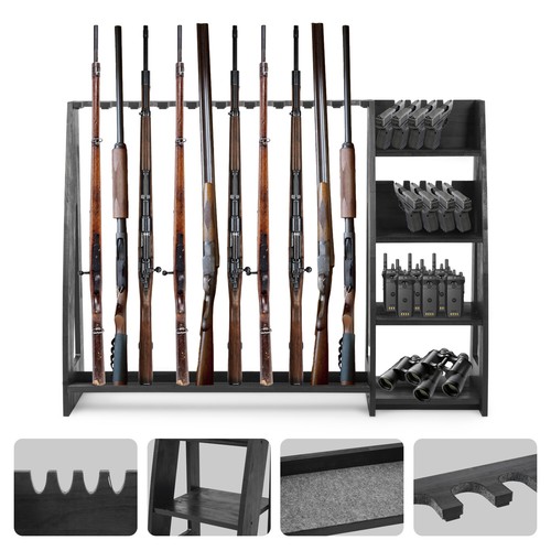 Gun rack slot - wood,